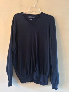 Polo Ralph Lauren Men’s Navy Blue Sweater Size XL